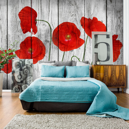 Fototapet Tale Of Red Poppies-01