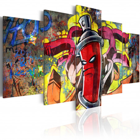 Tablou Angry Spray Can-01