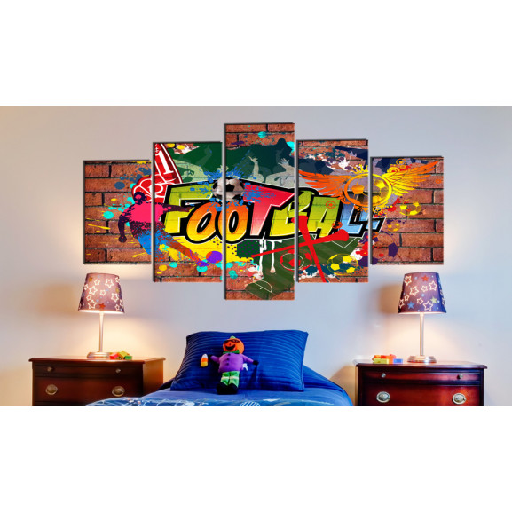 Poze Tablou Soccer (Graffiti)