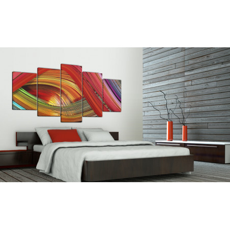 Tablou Colorful Strips Abstraction-01