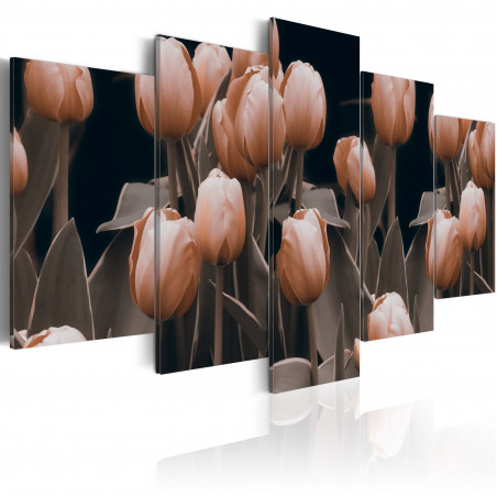 Tablou Tulips In Sepia-01
