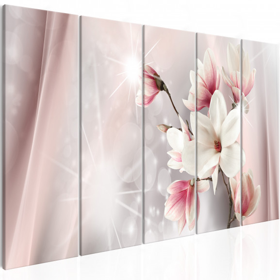 Tablou Dazzling Magnolias (5 Parts) Narrow