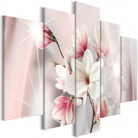 Tablou Dazzling Magnolias (5 Parts) Wide-01