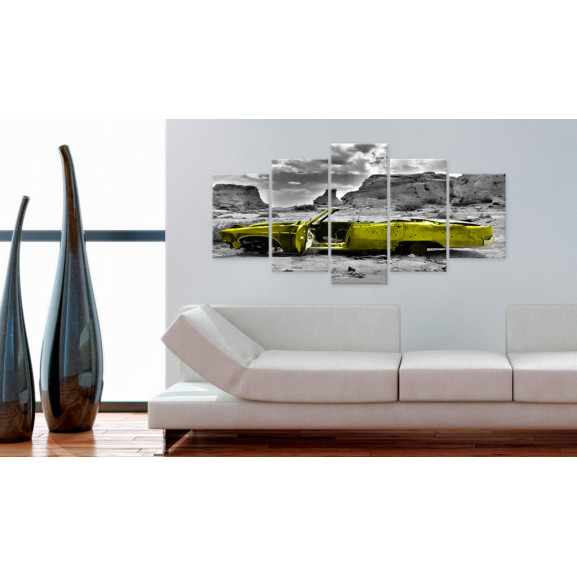 Tablou yellow car