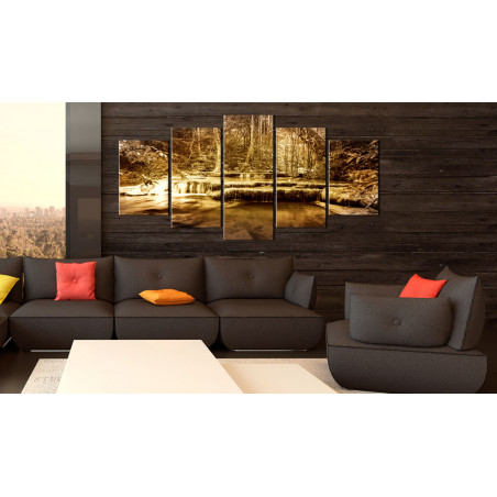 Tablou The Bosom Of Nature Waterfall-01