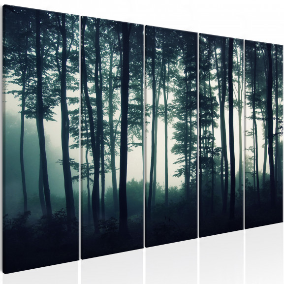 Tablou Dark Forest (5 Parts) Narrow