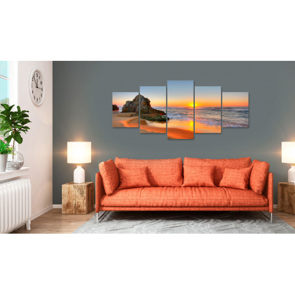 Tablou new day (5 parts) wide