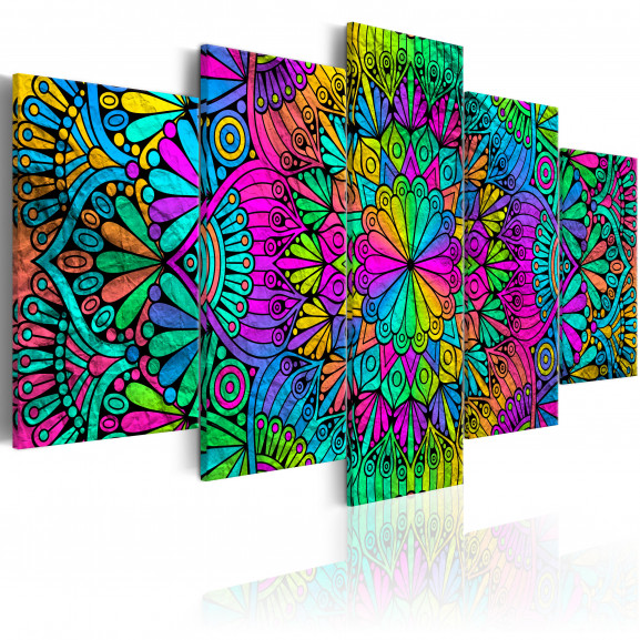 Tablou Mandala: Peacock Feathers