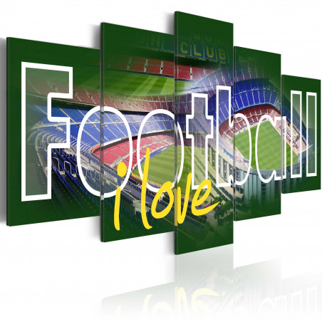 Tablou I Love Football-01