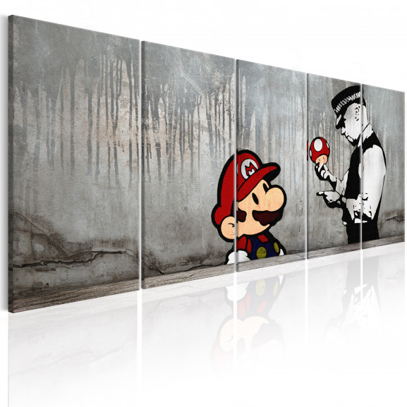 Tablou Mario Bros On Concrete