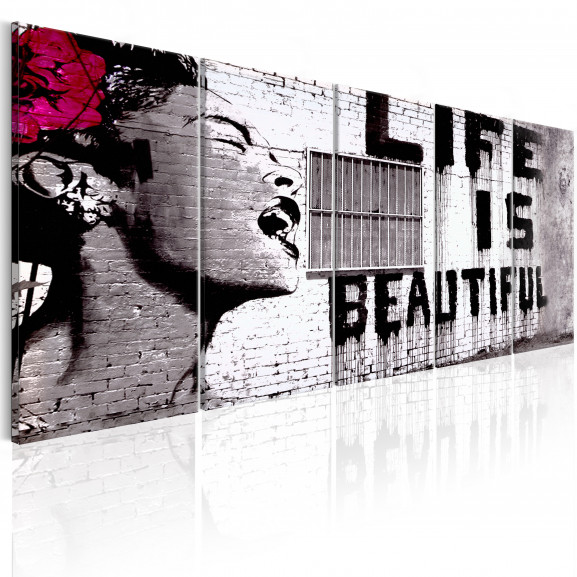 Tablou Banksy: Life Is Beautiful