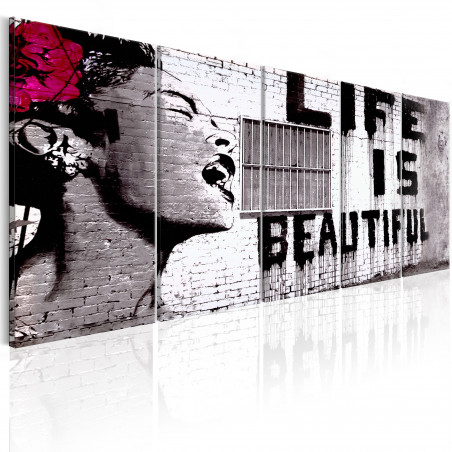 Tablou Banksy: Life Is Beautiful-01