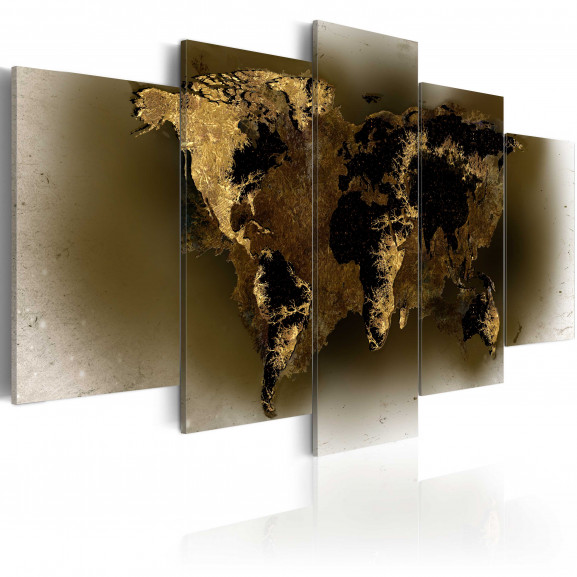 Tablou Brass Continents