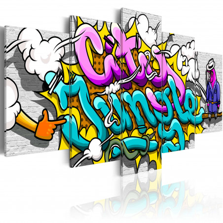 Tablou Graffiti: City Jungle-01