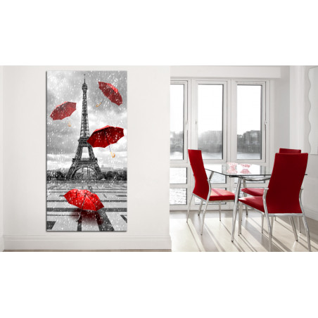 Tablou Paris: Red Umbrellas-01