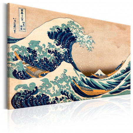 Tablou The Great Wave Off Kanagawa (Reproduction)-01