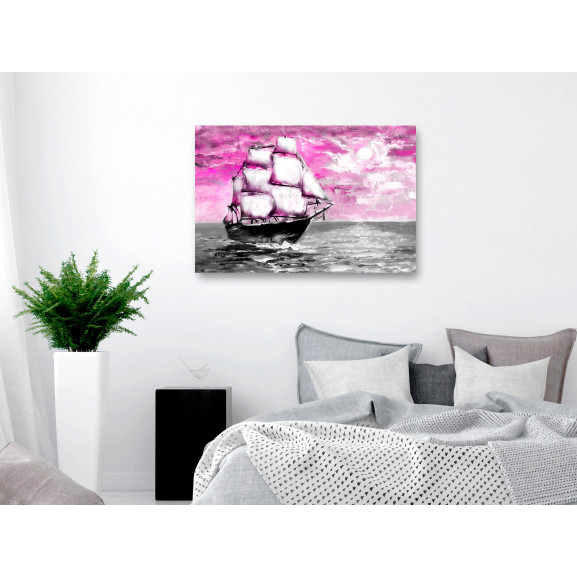Tablou spring cruise (1 part) wide pink