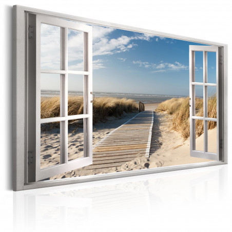 Tablou Window: View Of The Beach-01