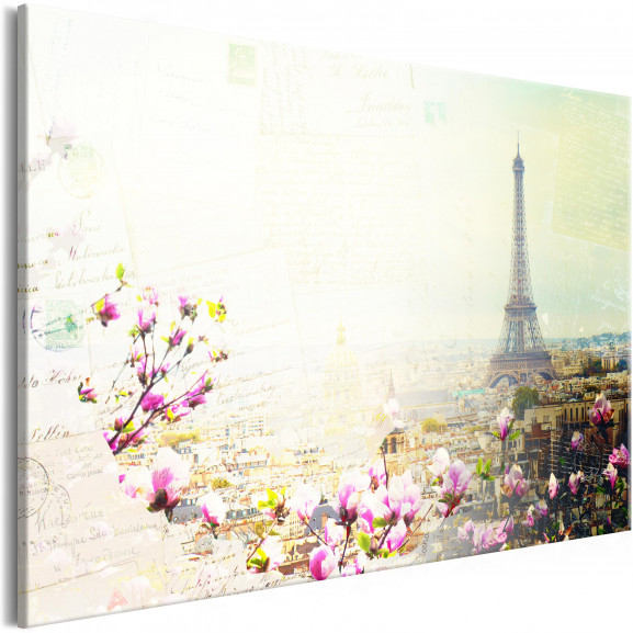 Tablou Postcards From Paris (1 Part) Wide