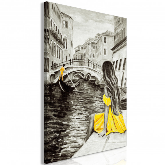 Tablou Far Dreams (1 Part) Vertical Yellow