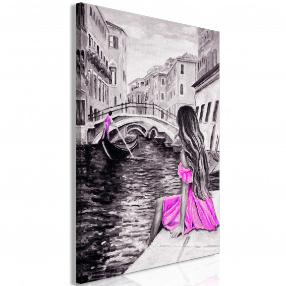 Tablou Far Dreams (1 Part) Vertical Pink