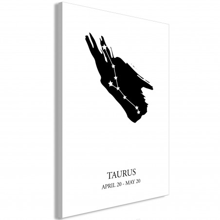 Tablou Zodiac Signs: Taurus (1 Part) Vertical-01
