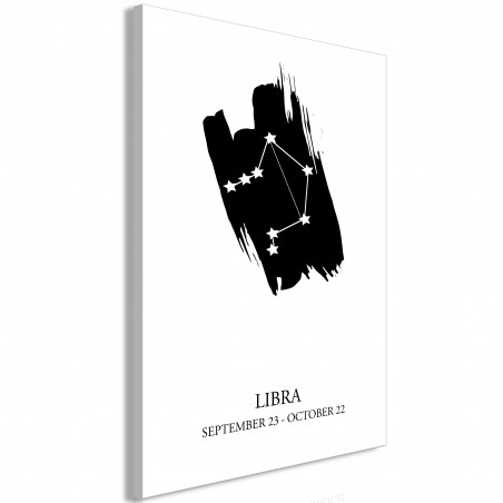 Tablou Zodiac Signs: Libra (1 Part) Vertical-01