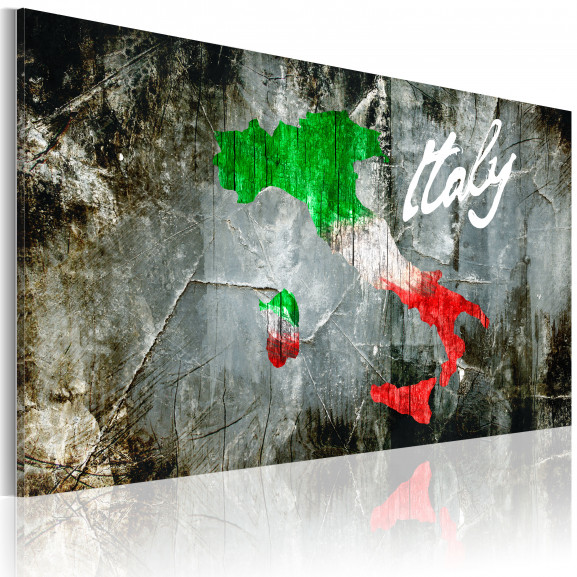 Tablou Artistic Map Of Italy
