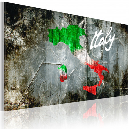 Tablou Artistic Map Of Italy-01
