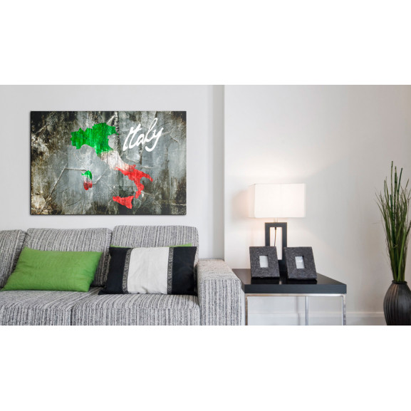Tablou artistic map of italy