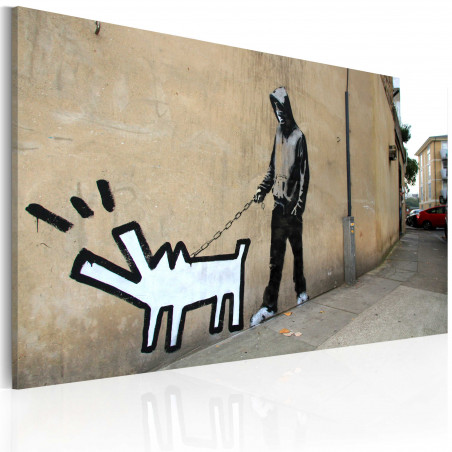 Tablou Barking Dog (Banksy)-01