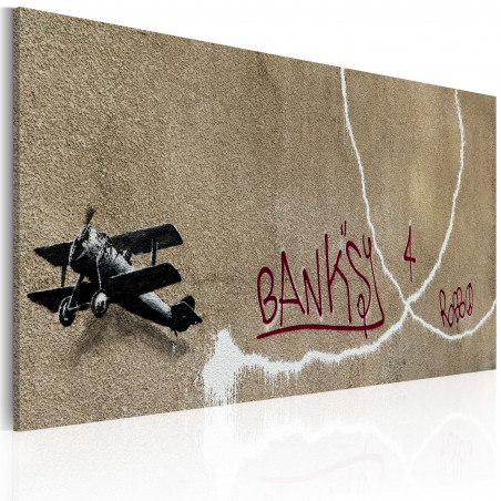 Tablou Love Plane (Banksy)-01