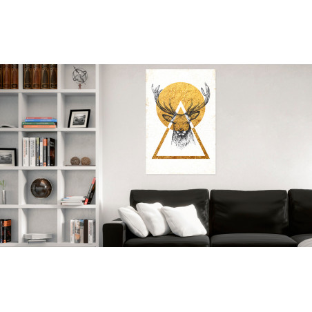 Tablou My Home: Golden Deer-01