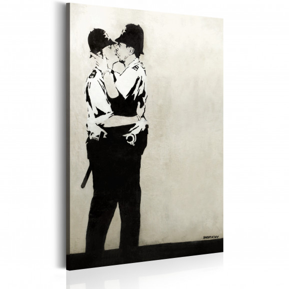 Tablou Kissing Coppers By Banksy