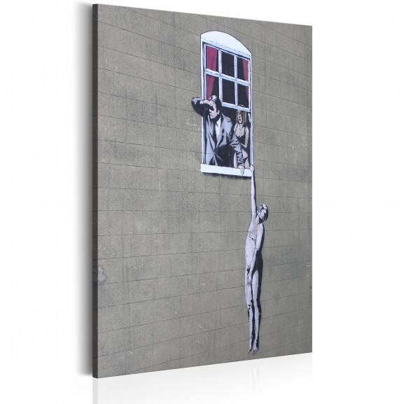 Tablou Well Hung Lover By Banksy