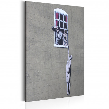 Tablou Well Hung Lover By Banksy-01