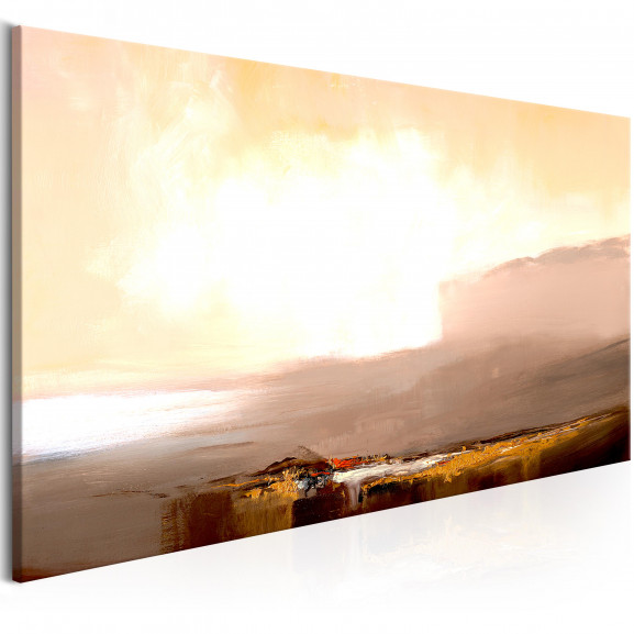 Tablou Beginning Of The End (1 Part) Beige Narrow