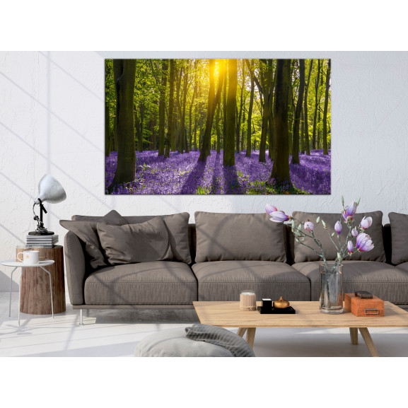 Tablou hyacinth field (1 part) narrow