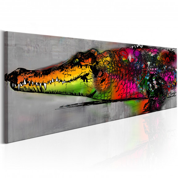 Tablou Colourful Alligator
