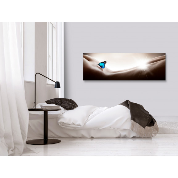 Tablou woman and butterfly (1 part) narrow