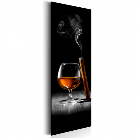 Tablou Cigar And Cogniac 45 cm x 135 cm-01