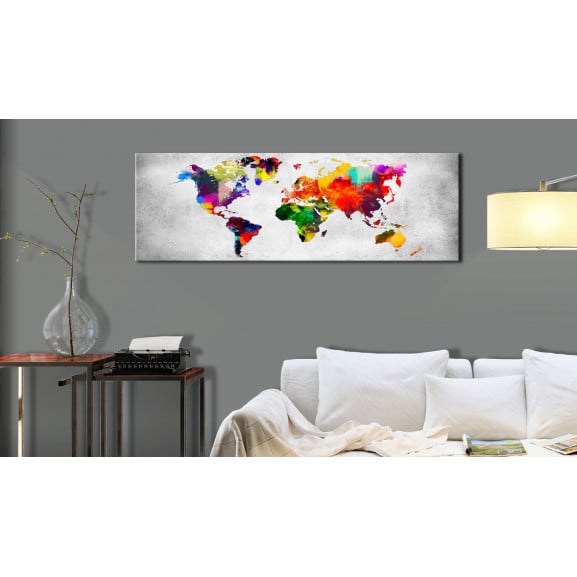 Poza Tablou World Map: Coloured Revolution