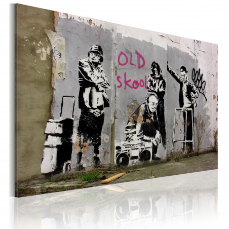 Tablou Old School (Banksy)-01