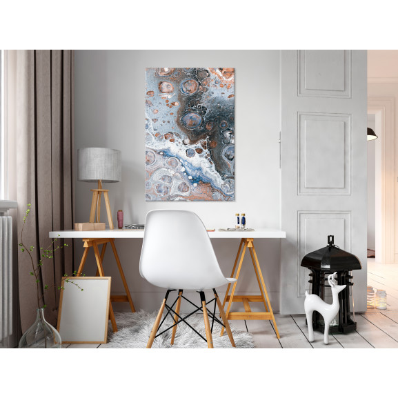 Tablou blue sienna marble (1 part) vertical