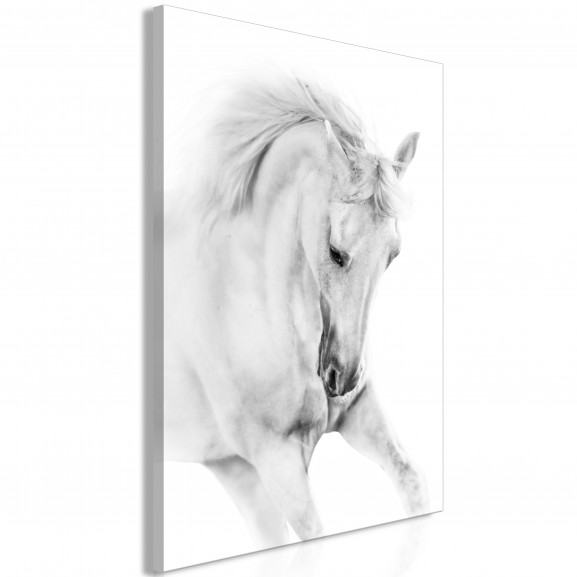 Tablou White Horse (1 Part) Vertical