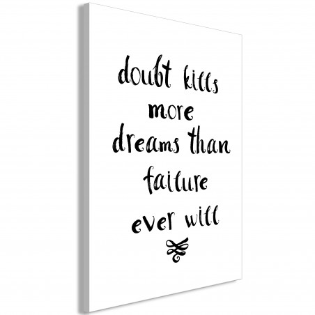 Tablou Doubts And Dreams (1 Part) Vertical-01