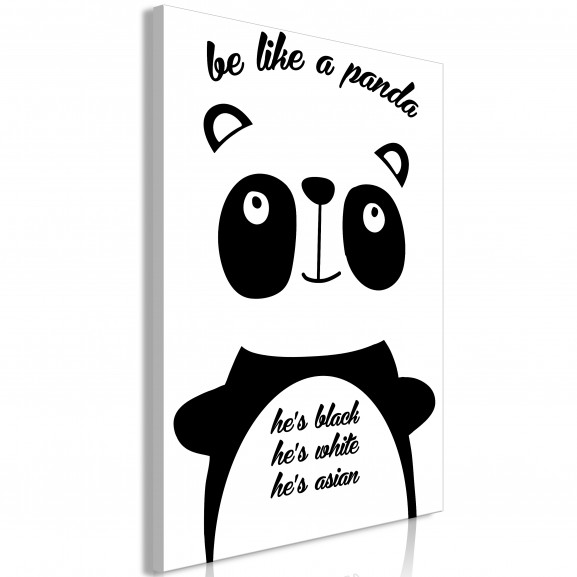 Tablou Be Like A Panda (1 Part) Vertical