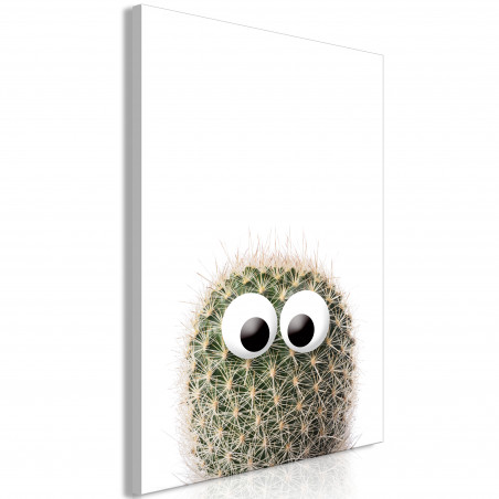 Tablou Cactus With Eyes (1 Part) Vertical-01