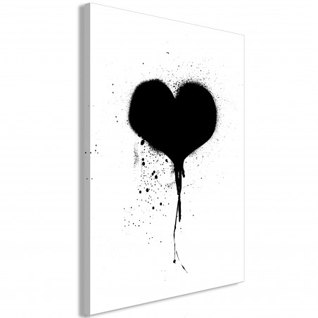 Tablou Destroyed Heart (1 Part) Vertical-01