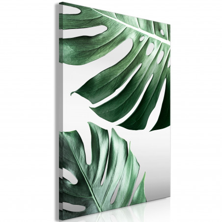 Tablou Monstera Leaves (1 Part) Vertical-01